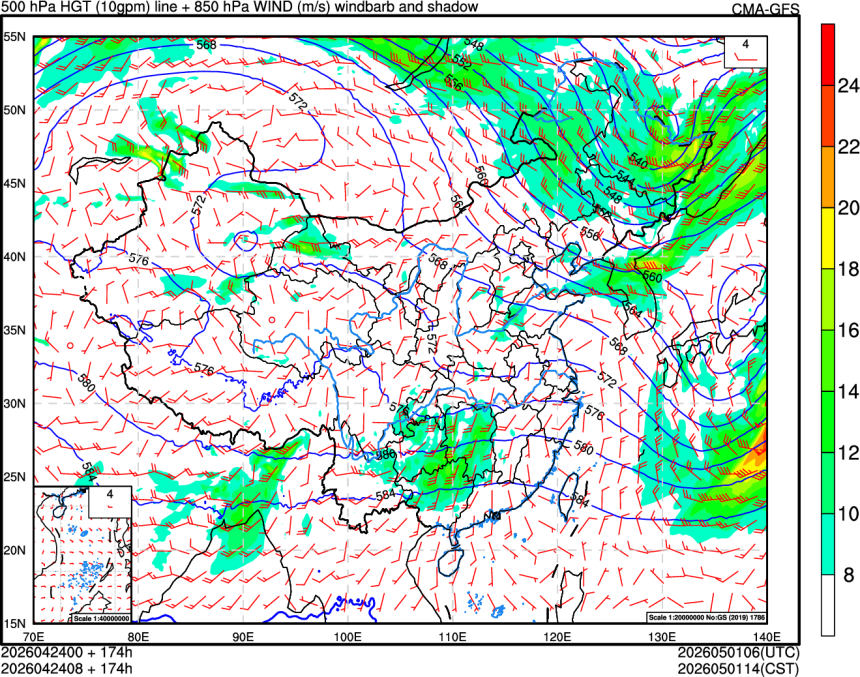 04/24 00时 +174小时