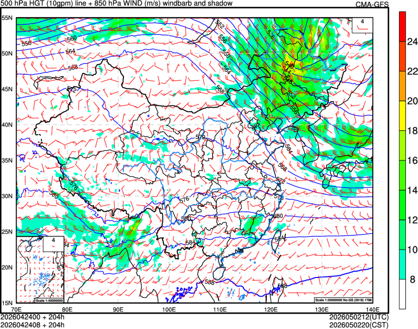 04/24 00时 +204小时