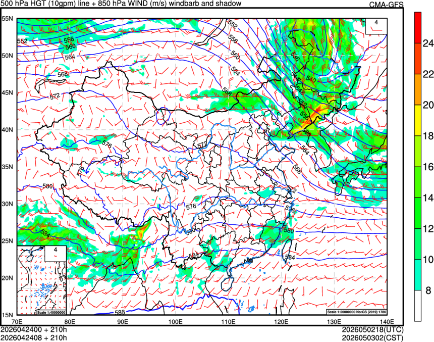 04/24 00时 +210小时
