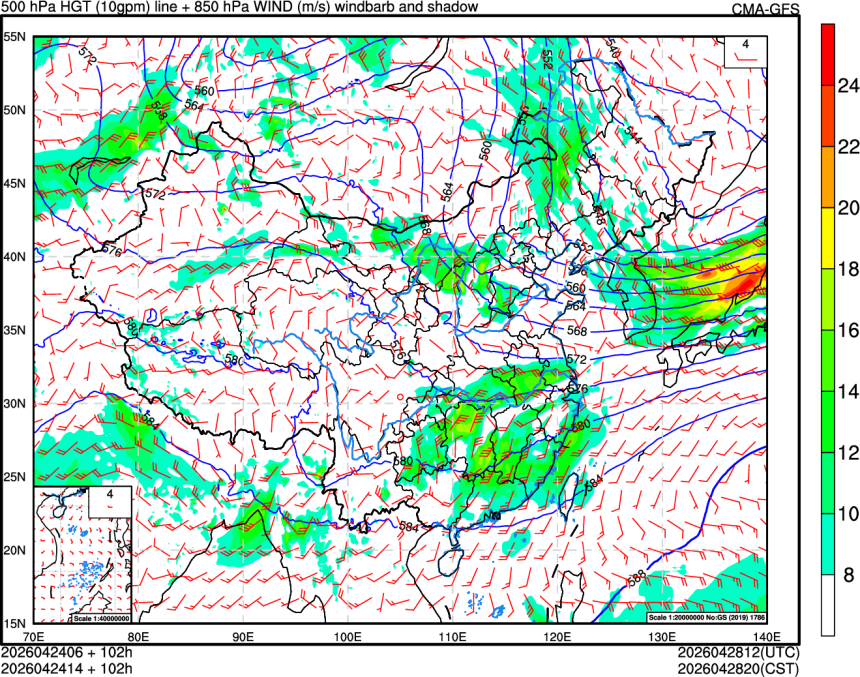 04/24 06时 +102小时