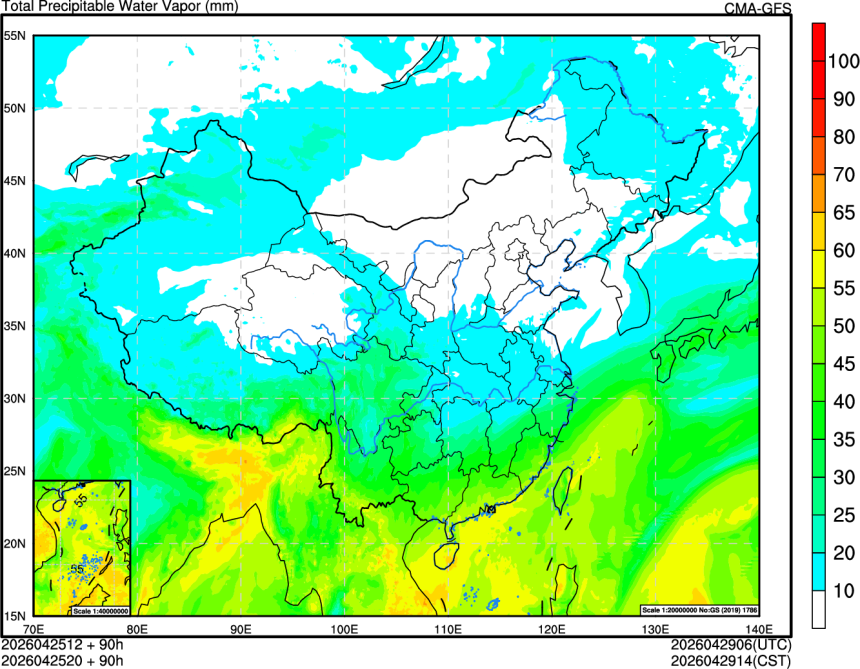 04/25 12时 +090小时