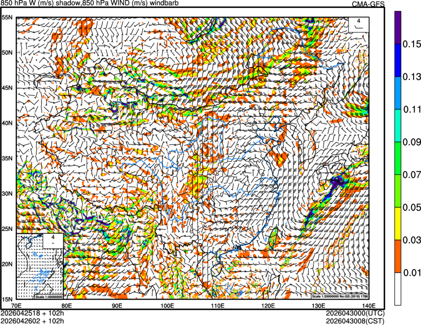 04/25 18时 +102小时
