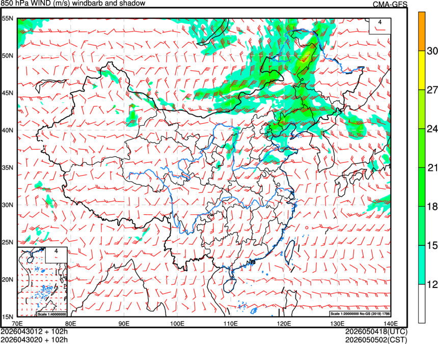 04/30 12时 +102小时