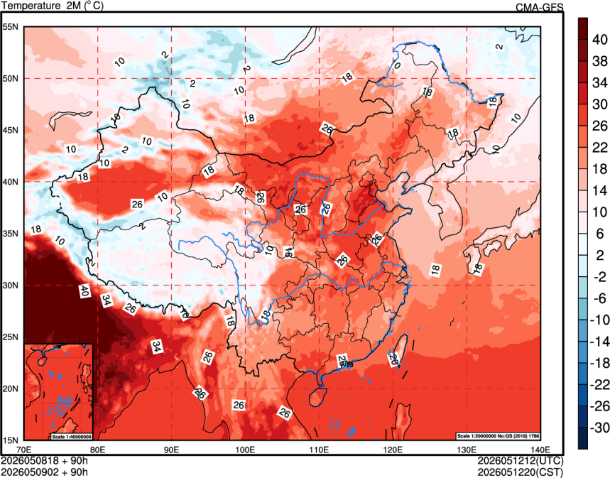 05/08 18时 +090小时