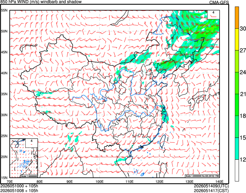 05/10 00时 +105小时