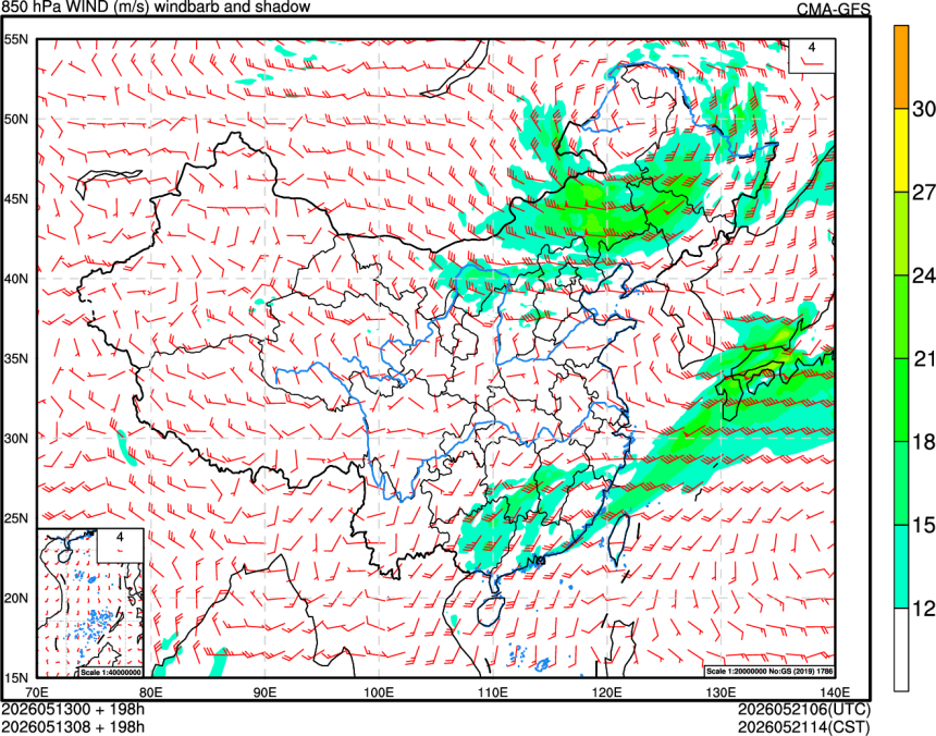 05/13 00时 +198小时