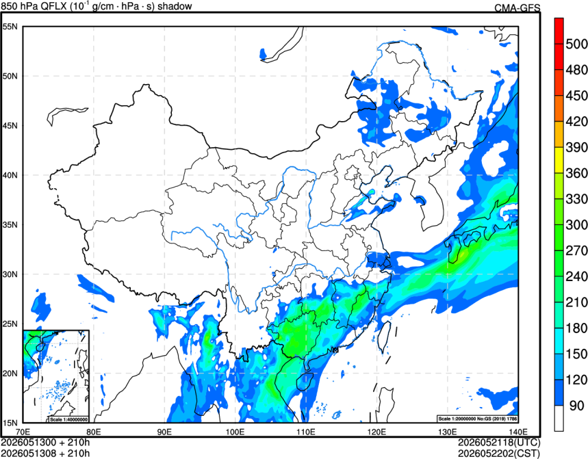 05/13 00时 +210小时