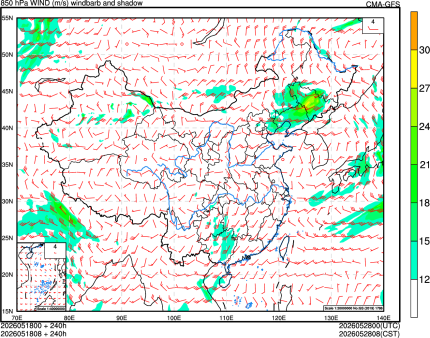 05/18 00时 +240小时