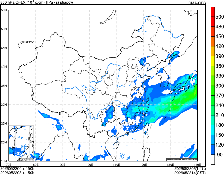 05/22 00时 +150小时
