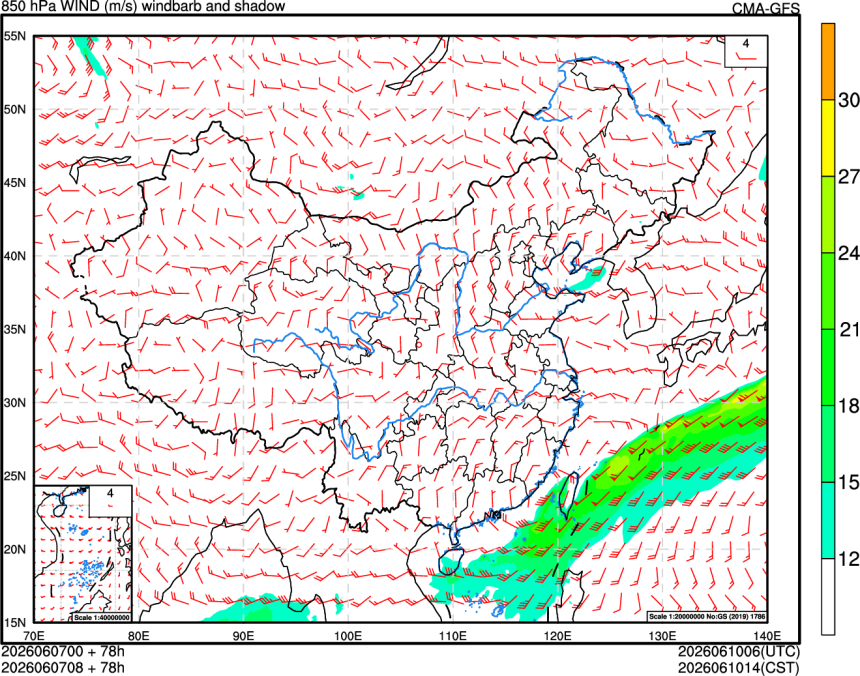 06/07 00时 +078小时