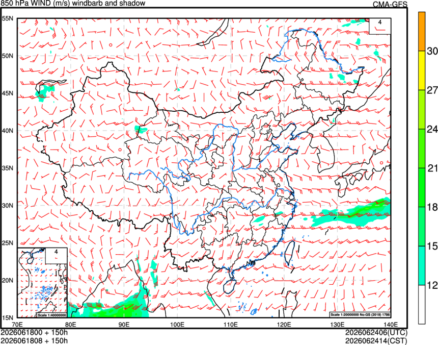 06/18 00时 +150小时