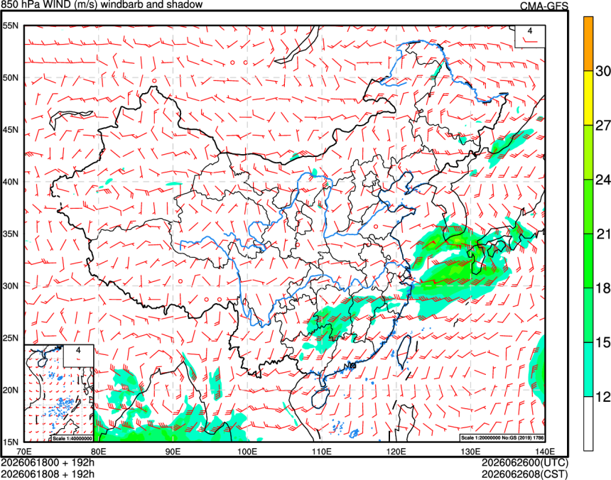 06/18 00时 +192小时
