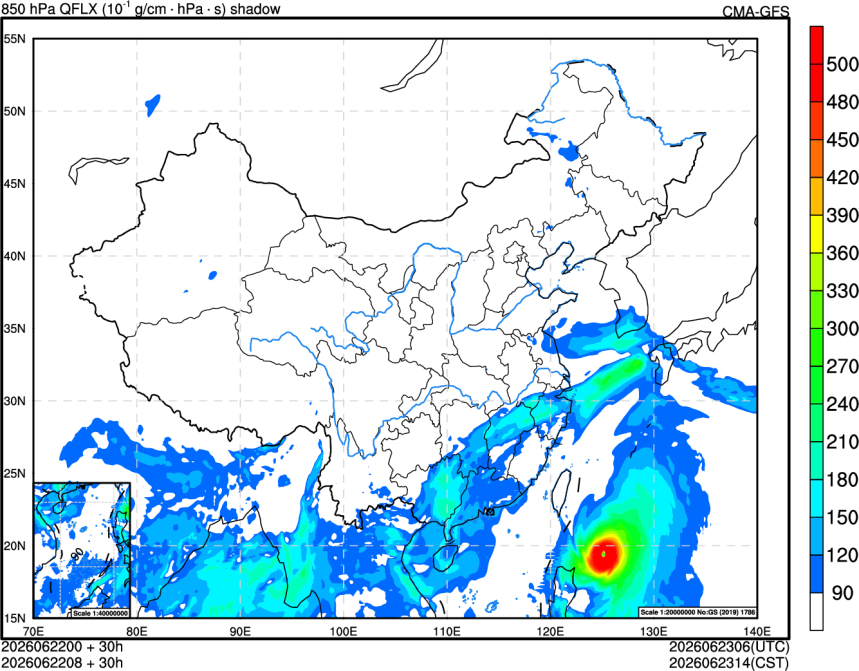 06/22 00时 +030小时