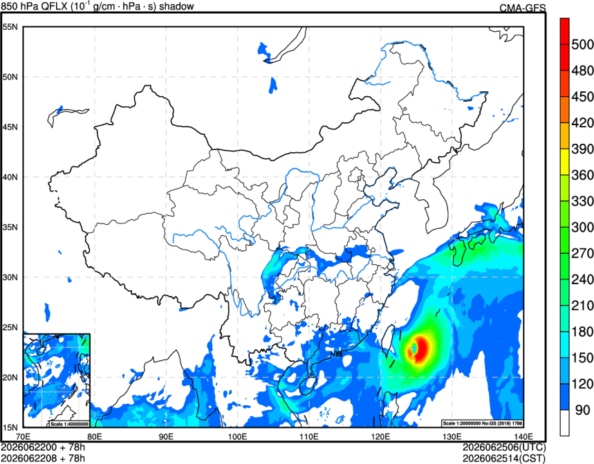 06/22 00时 +078小时