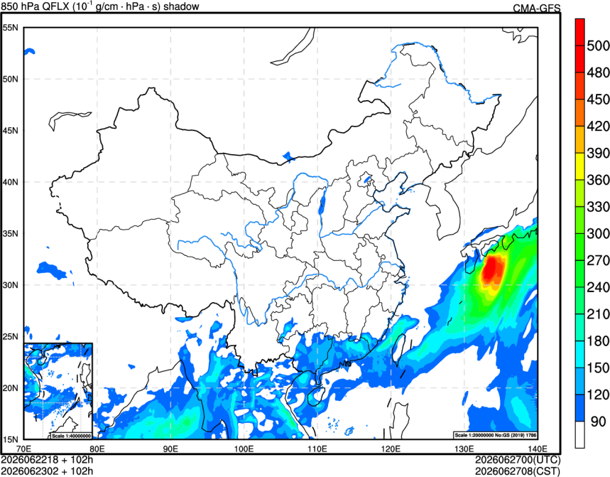06/22 18时 +102小时