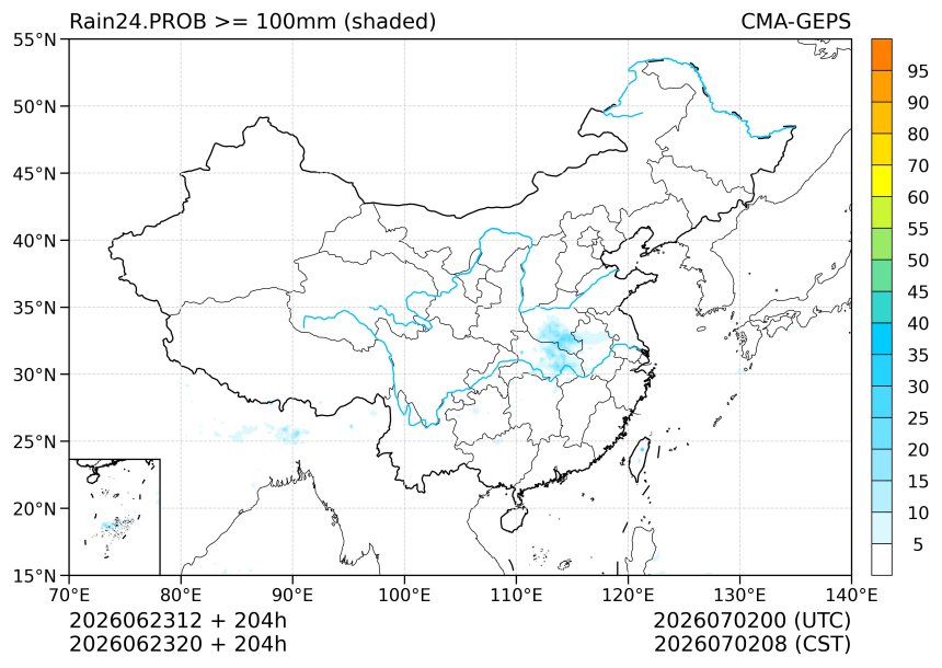 06/23 20时 +204小时