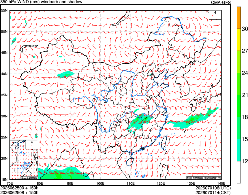 06/25 00时 +150小时