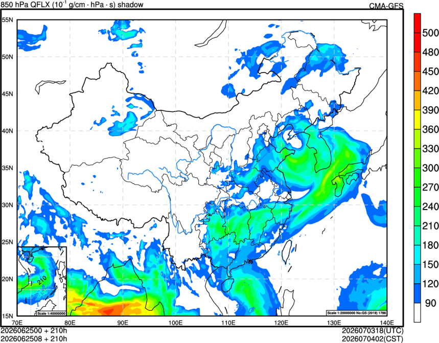 06/25 00时 +210小时