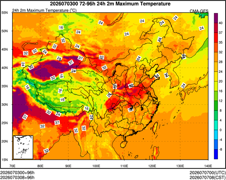 07/03 00时 +096小时