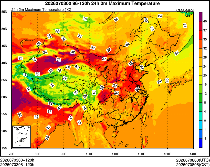 07/03 00时 +120小时