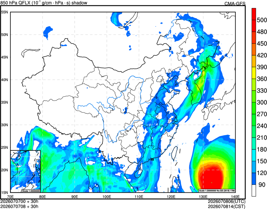 07/07 00时 +030小时