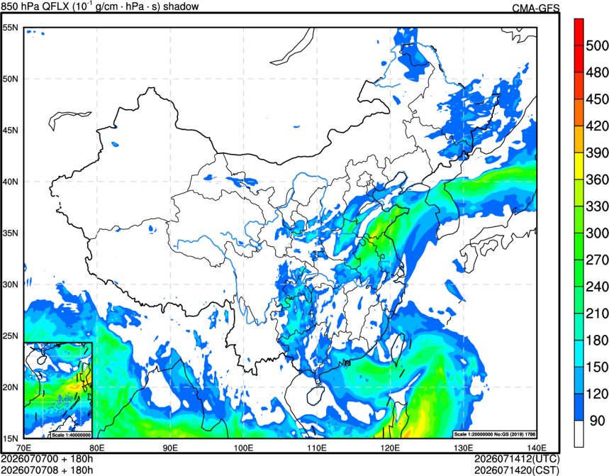07/07 00时 +180小时