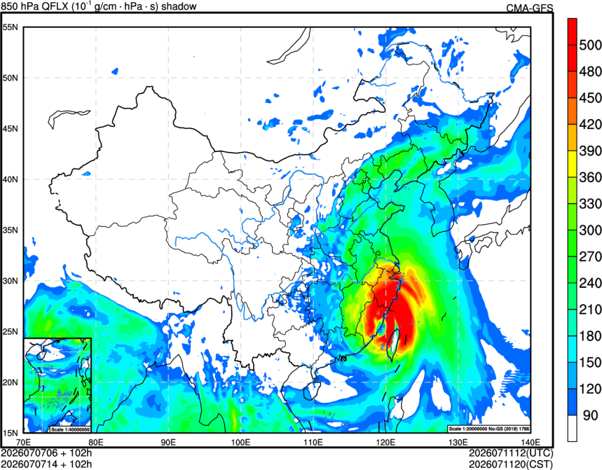 07/07 06时 +102小时