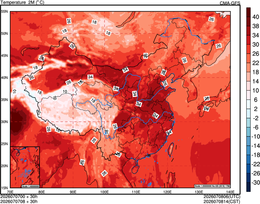 07/07 00时 +030小时