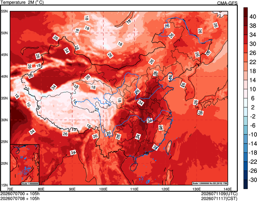 07/07 00时 +105小时