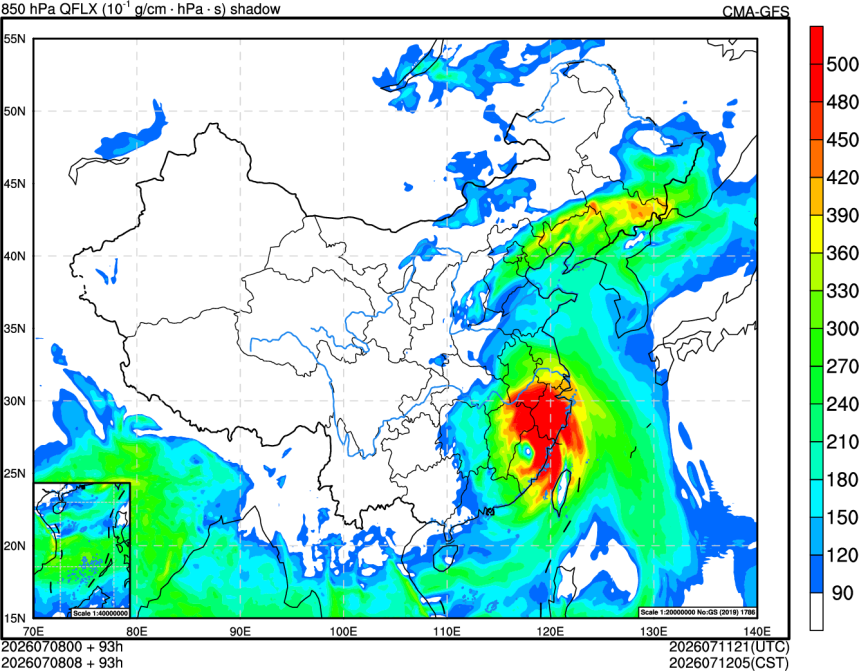07/08 00时 +093小时