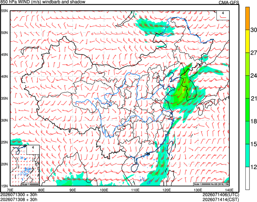 07/13 00时 +030小时