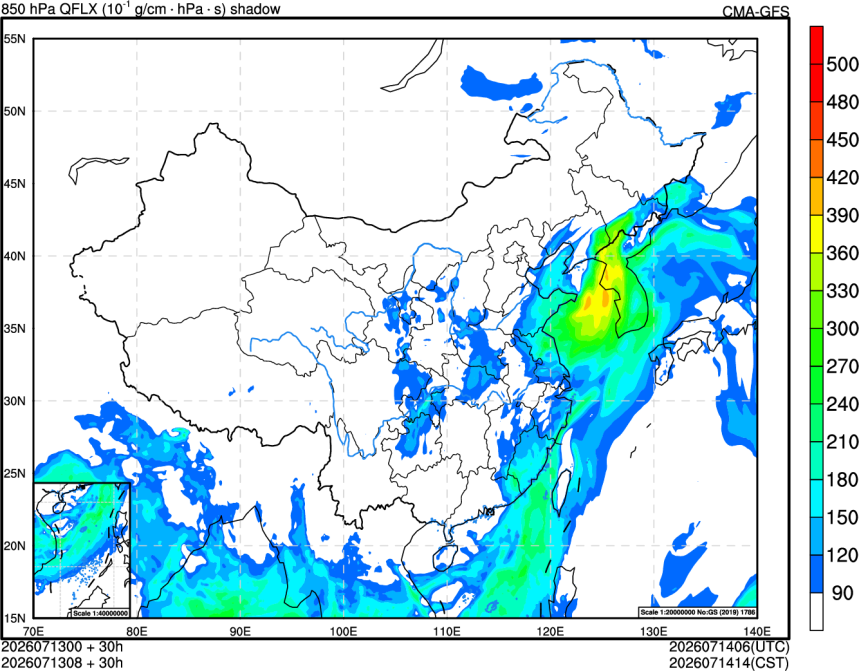 07/13 00时 +030小时
