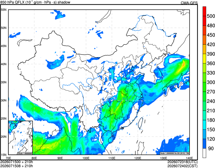 07/15 00时 +210小时