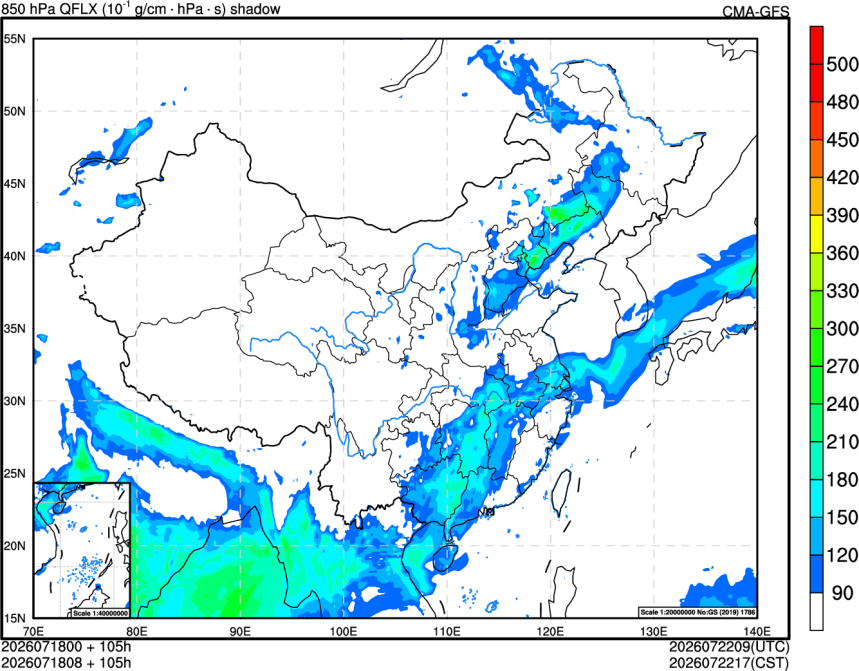 07/18 00时 +105小时