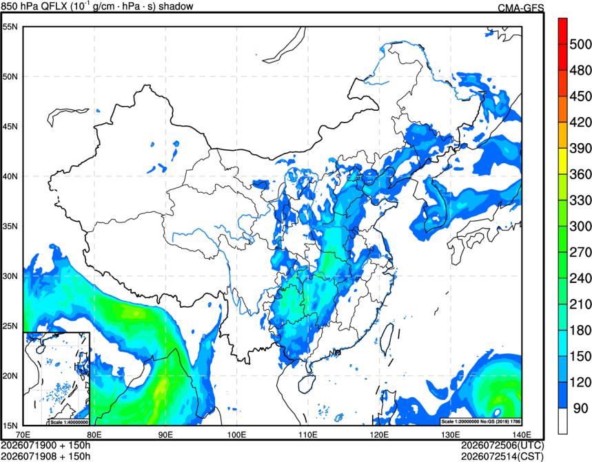 07/19 00时 +150小时