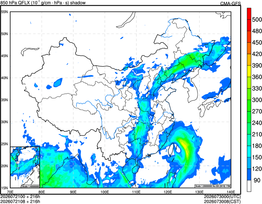 07/21 00时 +216小时