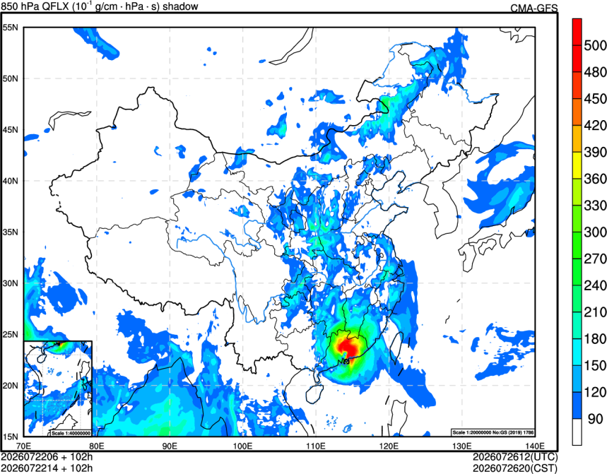 07/22 06时 +102小时