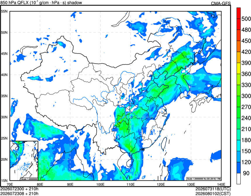 07/23 00时 +210小时