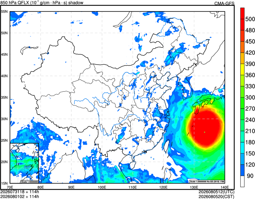 07/31 18时 +114小时