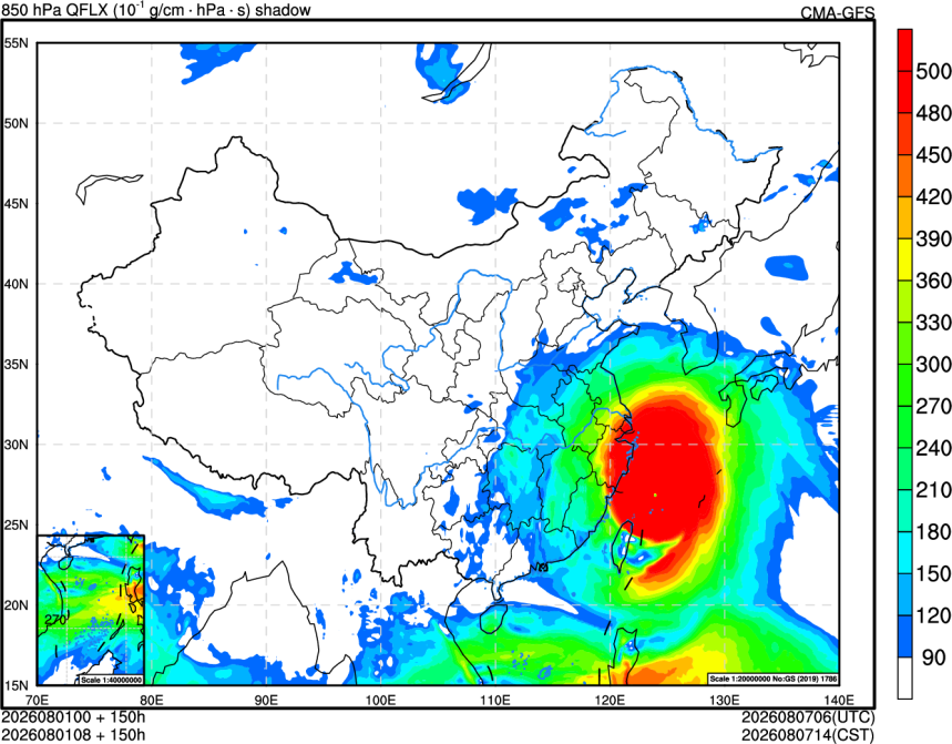 08/01 00时 +150小时