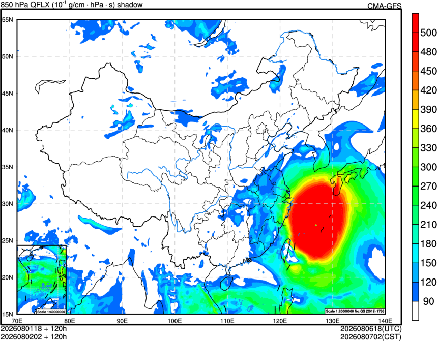 08/01 18时 +120小时