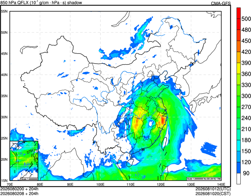 08/02 00时 +204小时
