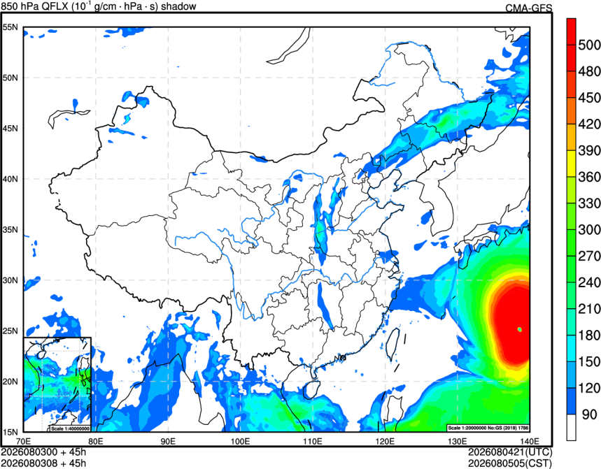 08/03 00时 +045小时