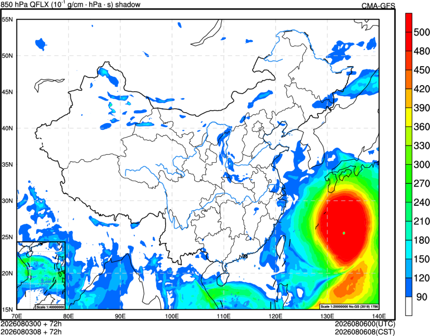 08/03 00时 +072小时