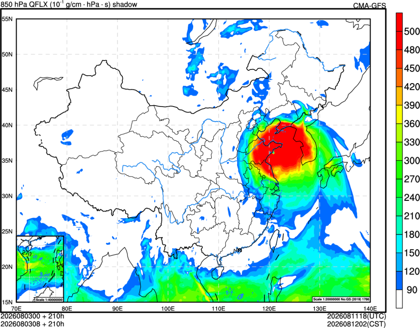 08/03 00时 +210小时