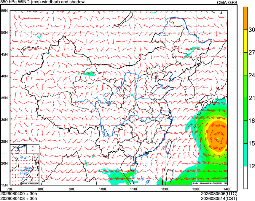 08/04 00时 +030小时