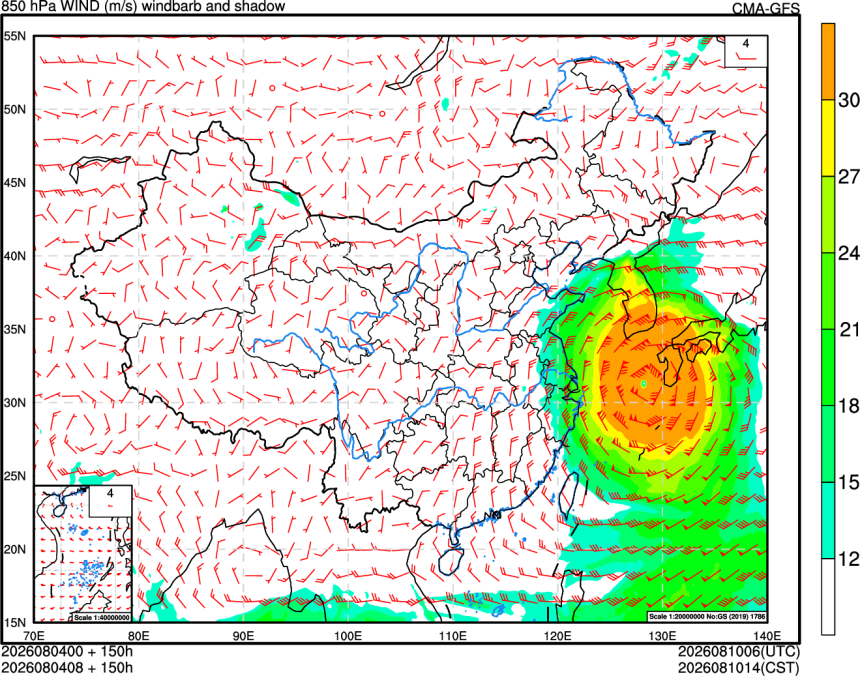 08/04 00时 +150小时
