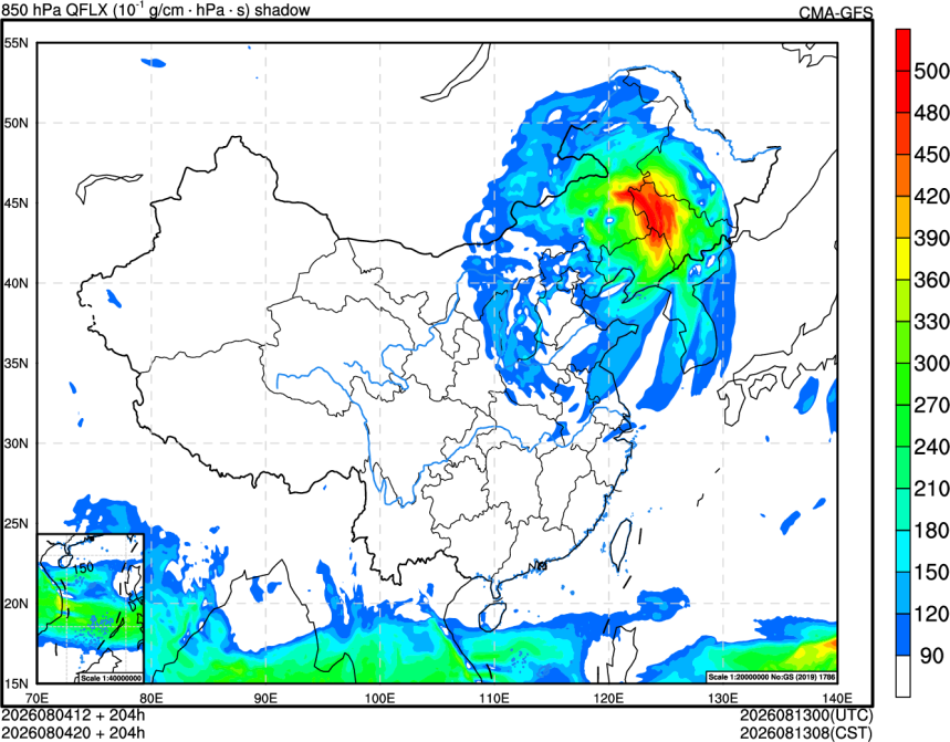 08/04 12时 +204小时