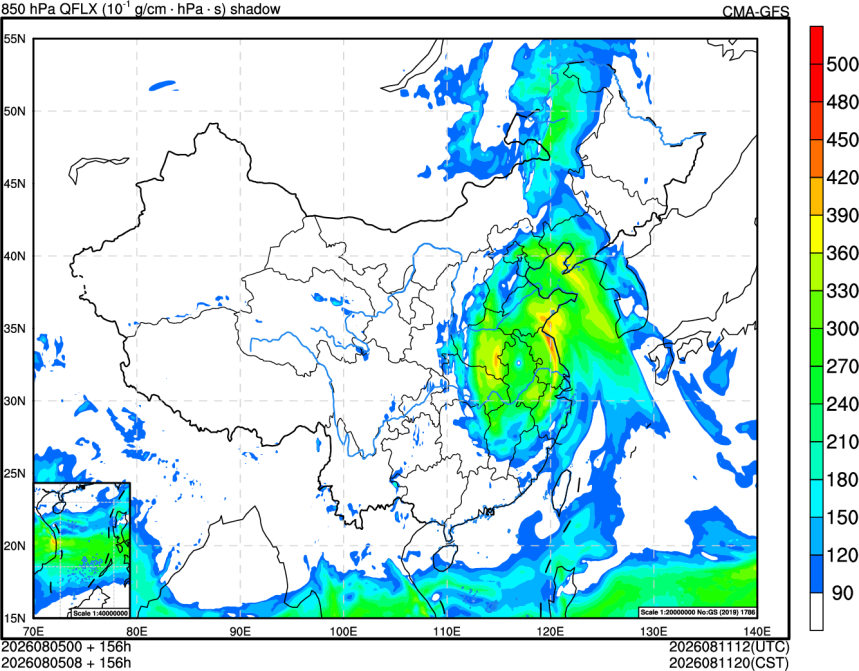 08/05 00时 +156小时