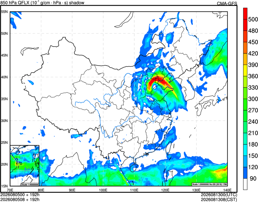 08/05 00时 +192小时